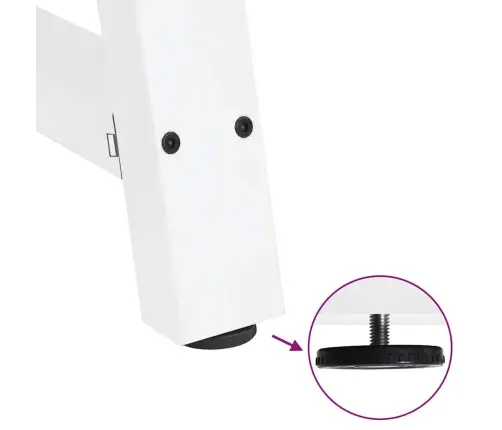 Kavos Staliuko Kojelės, A Formos, 2 Vnt., Baltos, 50X(42-43) cm Plienas