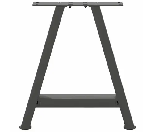 Kafijas Galdiņa Kājas, 2 Gab., A-Veida, Antracīta Krāsā, 50X(42-43) Cm, Tērauds Vidaxl