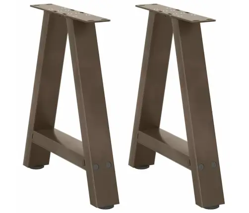 Kafijas Galdiņa Kājas, A-Veida, 2 Gab., 50X(42-43) Cm, Tērauds Vidaxl
