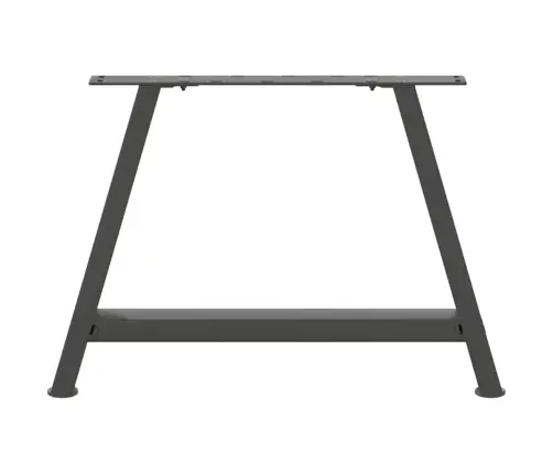 Kafijas Galdiņa Kājas, 2 Gab., A-Veida, Antracīta Krāsā, 60X(42-43) Cm, Tērauds Vidaxl