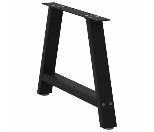 Kafijas Galdiņa Kājas, 2 Gab., A-Veida, Melnas, 70X(42-43) Cm, Tērauds Vidaxl