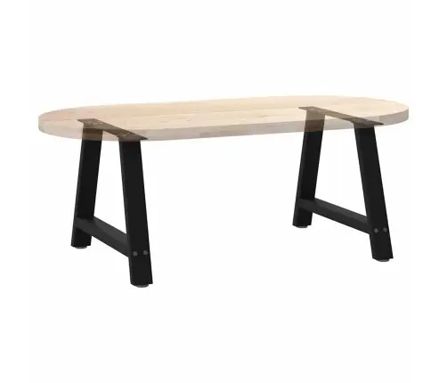 Kafijas Galdiņa Kājas, 2 Gab., A-Veida, Melnas, 70X(42-43) Cm, Tērauds Vidaxl