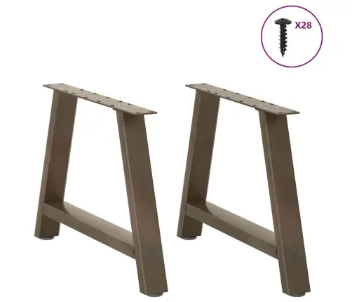 Kavos Staliuko Kojelės, A Formos, 2 Vnt., 70X(42-43) cm Plienas