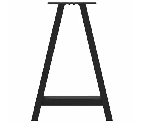 Valgomojo Stalo Kojelės, A Formos, 2 Vnt., Juodos, 50X(72-73) cm Plienas