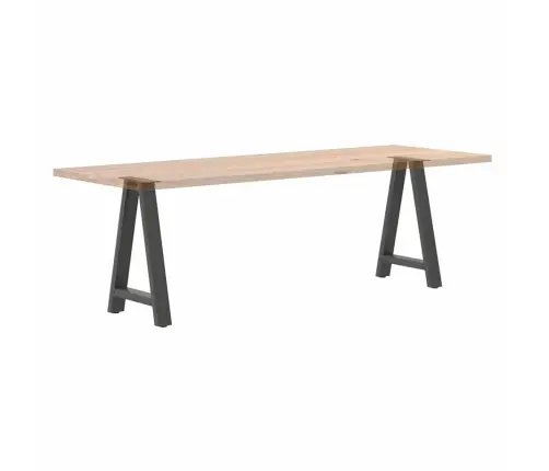 Valgomojo Stalo Kojos, 2 Vnt., Antracito Spalvos, 50X(72-73) cm Plienas, A Formos