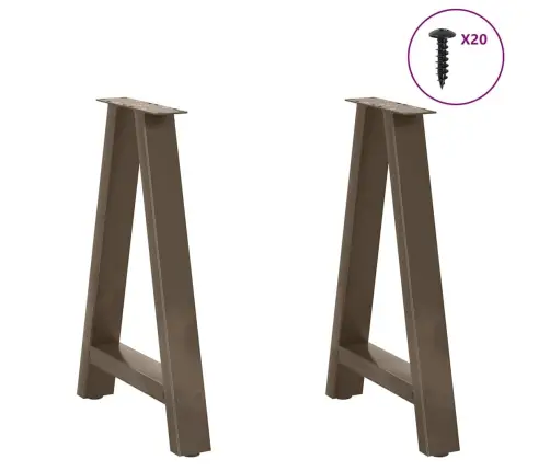 Söögilaua Jalad, A-Kujulised, 2 Tk, 50 X (72–73) cm Teras