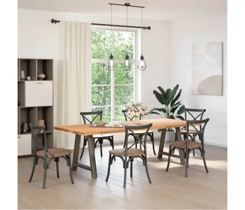 Valgomojo Stalo Kojelės, A Formos, 2 Vnt., 70X(72-73) cm Plienas