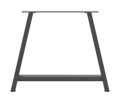 Ēdamgalda Kājas, 2 Gab., A-Veida, Antracīta Krāsā, 90X(72-73) Cm, Tērauds Vidaxl