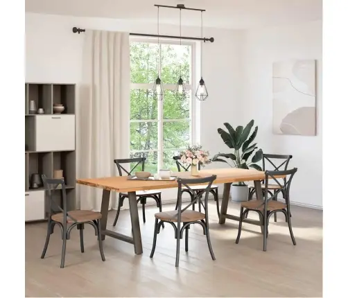 Valgomojo Stalo Kojelės, A Formos, 2 Vnt., 90X(72-73) cm Plienas