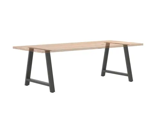 Valgomojo Stalo Kojos, A Formos, 2 Vnt., Antracito Spalvos, 100X(72-73) cm Plienas