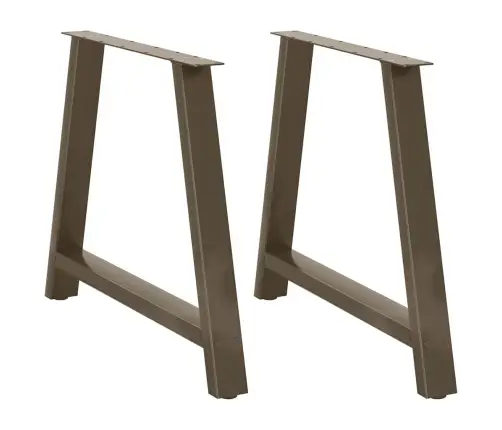 Ēdamgalda Kājas, 2 Gab., A-Veida, 100X(72-73) Cm, Tērauds Vidaxl