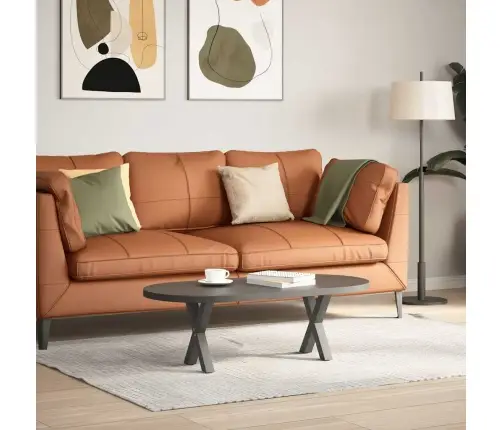 Kafijas Galdiņa Kājas, 2 Gab., X-Veida, Antracīta Krāsā, 30X(30-31) Cm, Tērauds Vidaxl