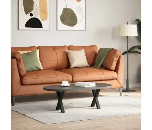 Kafijas Galdiņa Kājas, 2 Gab., X-Veida, Melnas, 37X(30-31) Cm, Tērauds Vidaxl