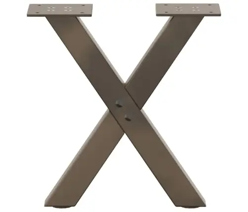 Kohvilaua Jalad X-Kujulised 2 Tk, Naturaalne Teras, 40 X (30–31) cm Teras