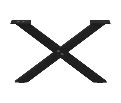 Kafijas Galdiņa Kājas, 2 Gab., X-Veida, Melnas, 50X(30-31) Cm, Tērauds Vidaxl
