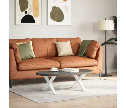 Kafijas Galdiņa Kājas, 2 Gab., X-Veida, Baltas, 50X(30-31) Cm, Tērauds Vidaxl