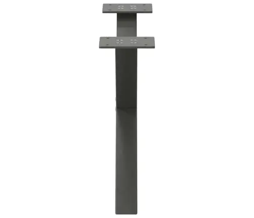 Kafijas Galdiņa Kājas, 2 Gab., X-Veida, Antracīta Krāsā, 60X(30-31) Cm, Tērauds Vidaxl