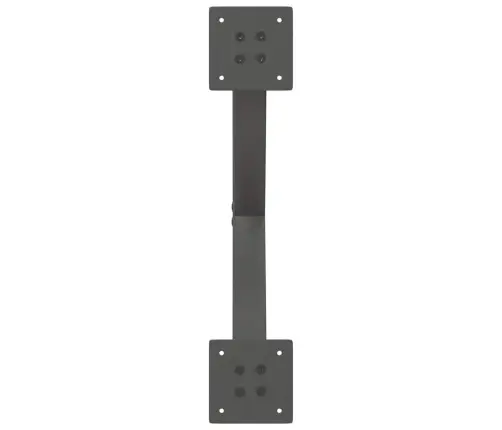 Kafijas Galdiņa Kājas, 2 Gab., X-Veida, Antracīta Krāsā, 60X(30-31) Cm, Tērauds Vidaxl