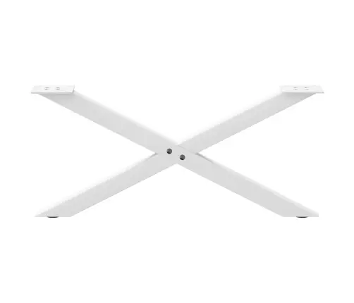 Kafijas Galdiņa Kājas, 2 Gab., X-Veida, Baltas, 70X(30-31) Cm, Tērauds Vidaxl