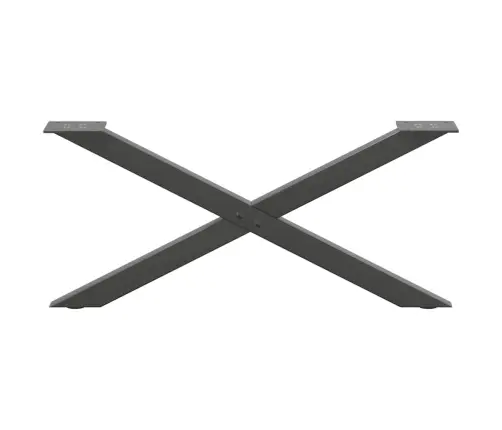 Kafijas Galdiņa Kājas, 2 Gab., X-Veida, Antracīta Krāsā, 70X(30-31) Cm, Tērauds Vidaxl