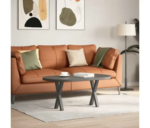 Kafijas Galdiņa Kājas, 2 Gab., X-Veida, Antracīta Krāsā, 38X(42-43) Cm, Tērauds Vidaxl