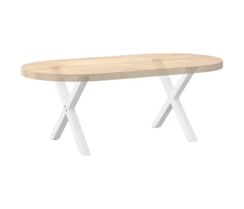 Kafijas Galdiņa Kājas, 2 Gab., X-Veida, Baltas, 50X(42-43) Cm, Tērauds Vidaxl