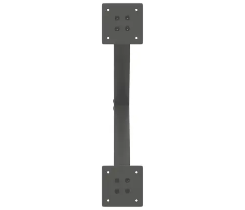 Kafijas Galdiņa Kājas, 2 Gab., X-Veida, Antracīta Krāsā, 50X(42-43) Cm, Tērauds Vidaxl