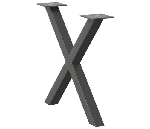 Kavos Staliuko Kojelės, 2 Vnt., Antracito Spalvos, 60X(42-43) cm Plienas