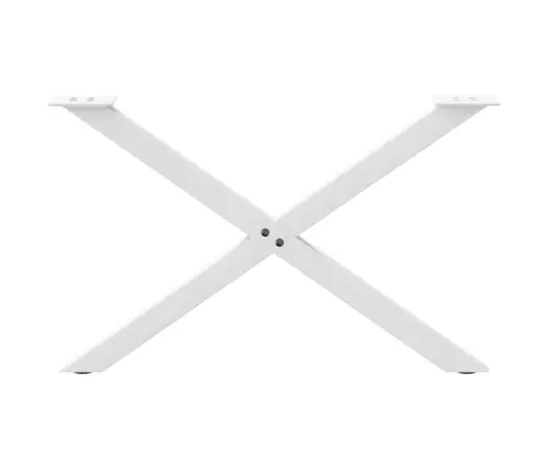 Kafijas Galdiņa Kājas, 2 Gab., X-Veida, Baltas, 70X(42-43) Cm, Tērauds Vidaxl