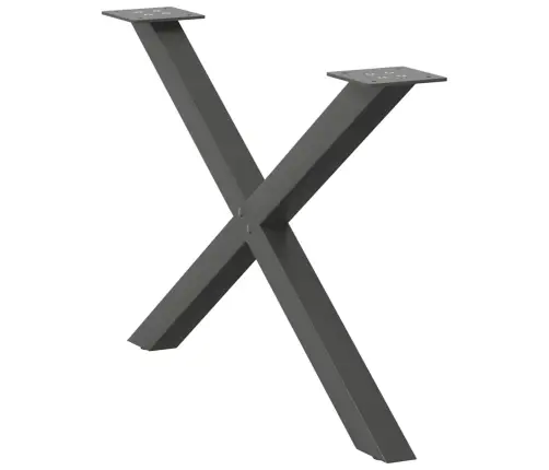 Kohvilaua Jalad, X-Kujulised, 2 Tk, Antratsiithall, 70 X (42–43) cm Teras