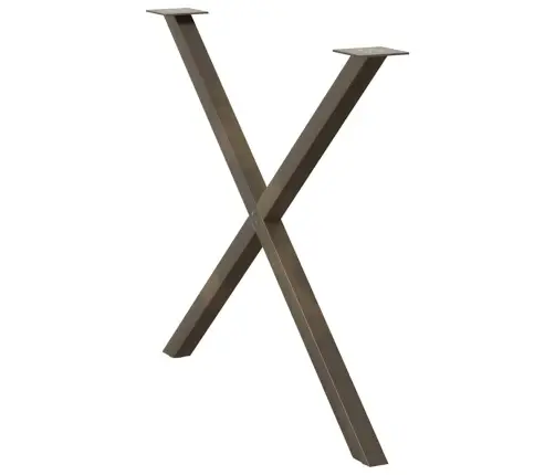 Söögilaua Jalad X-Kujulised 2 Tk, Naturaalne Teras, 90 X (72–73) cm Teras