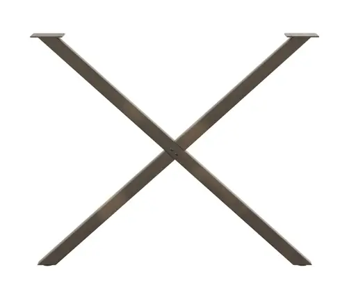 Söögilaua Jalad X-Kujulised 2 Tk, Naturaalne Teras, 90 X (72–73) cm Teras