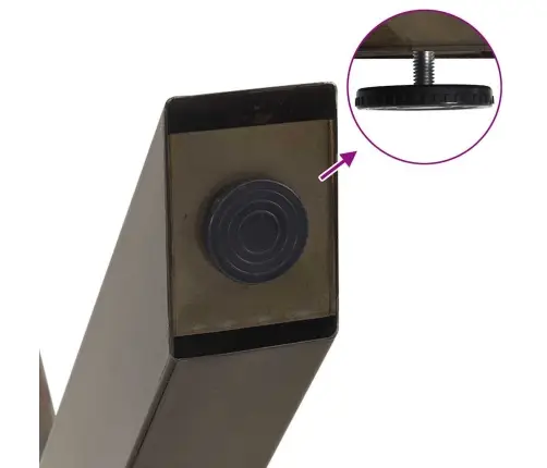 Söögilaua Jalad X-Kujulised 2 Tk, Naturaalne Teras, 90 X (72–73) cm Teras