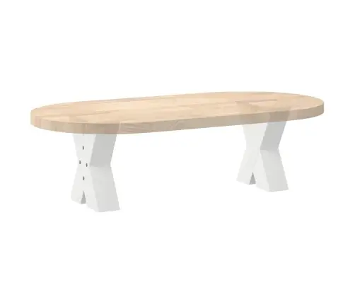 Kafijas Galdiņa Kājas, 2 Gab., X-Veida, Baltas, 30X(30-31) Cm, Tērauds Vidaxl
