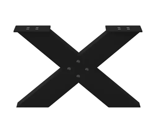 Kafijas Galdiņa Kājas, 2 Gab., X-Veida, Melnas, 50X(30-31) Cm, Tērauds Vidaxl