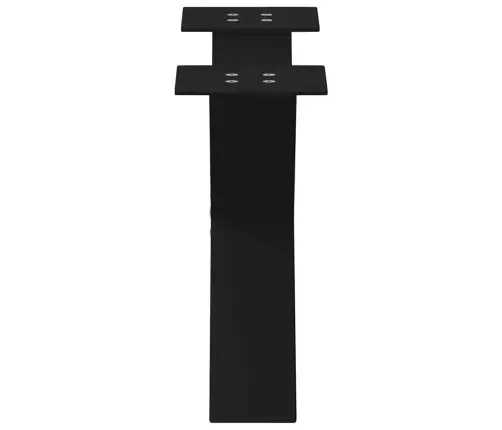 Kafijas Galdiņa Kājas, 2 Gab., X-Veida, Melnas, 60X(30-31) Cm, Tērauds Vidaxl