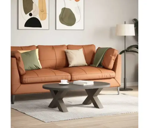 Kafijas Galdiņa Kājas, 2 Gab., X-Veida, Dabīgs Tērauds, 60X(30-31) Cm Vidaxl