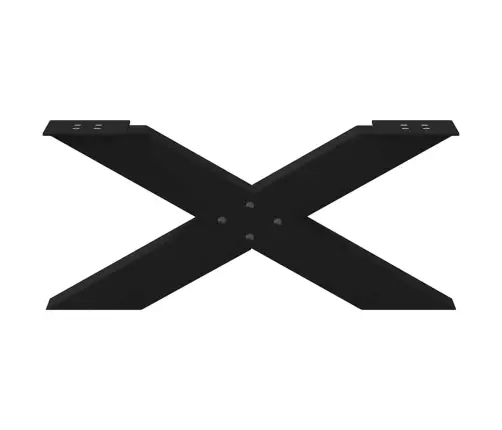 Kafijas Galdiņa Kājas, 2 Gab., X-Veida, Melnas, 70X(30-31) Cm, Tērauds Vidaxl