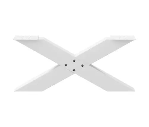 Kafijas Galdiņa Kājas, 2 Gab., X-Veida, Baltas, 70X(30-31) Cm, Tērauds Vidaxl