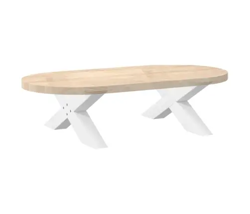 Kafijas Galdiņa Kājas, 2 Gab., X-Veida, Baltas, 70X(30-31) Cm, Tērauds Vidaxl