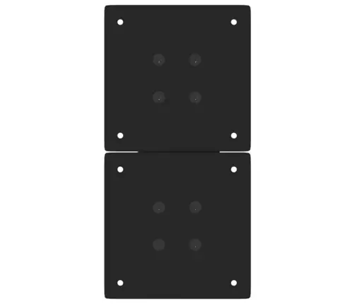 Kafijas Galdiņa Kājas, 2 Gab., X-Veida, Melnas, 28X(42-43) Cm, Tērauds Vidaxl