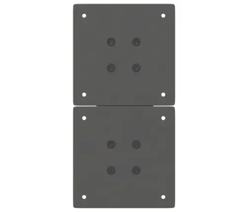 Kafijas Galdiņa Kājas, 2 Gab., X-Veida, Antracīta Krāsā, 28X(42-43) Cm, Tērauds Vidaxl