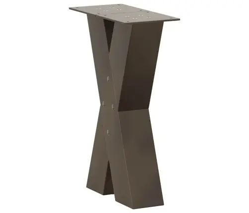 Kohvilaua Jalad X-Kujulised 2 Tk, Naturaalne Teras, 28 X (42–43) cm Teras