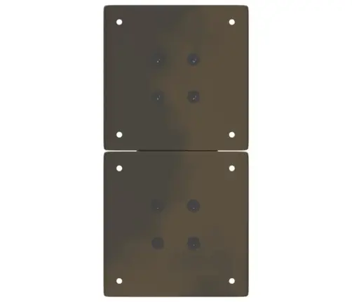 Kohvilaua Jalad X-Kujulised 2 Tk, Naturaalne Teras, 28 X (42–43) cm Teras