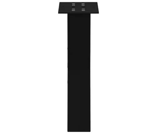 Kafijas Galdiņa Kājas, 2 Gab., X-Veida, Melnas, 38X(42-43) Cm, Tērauds Vidaxl