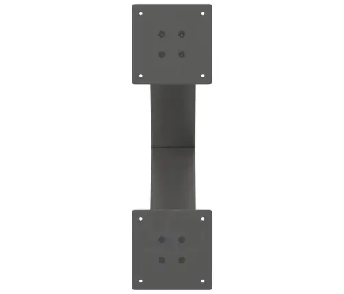 Kafijas Galdiņa Kājas, 2 Gab., X-Veida, Antracīta Krāsā, 50X(42-43) Cm, Tērauds Vidaxl