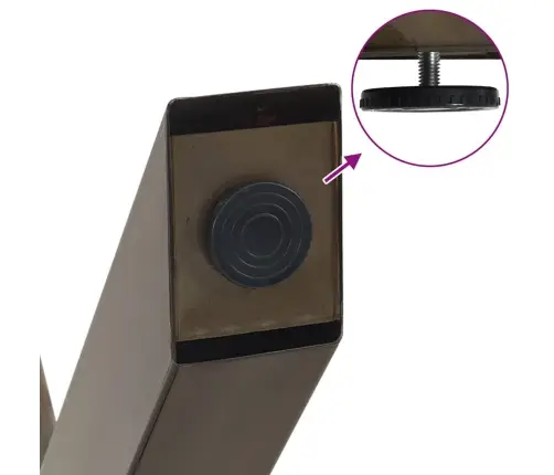 Kohvilaua Jalad X-Kujulised 2 Tk, Naturaalne Teras, 50 X (42–43) cm Teras