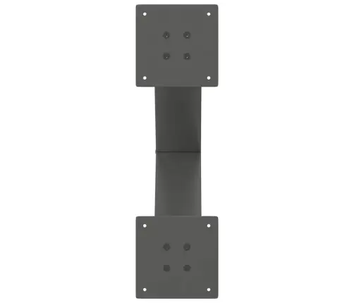 Kafijas Galdiņa Kājas, 2 Gab., X-Veida, Antracīta Krāsā, 60X(42-43) Cm, Tērauds Vidaxl