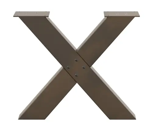 Kohvilaua Jalad X-Kujulised 2 Tk, Naturaalne Teras, 60 X (42–43) cm Teras