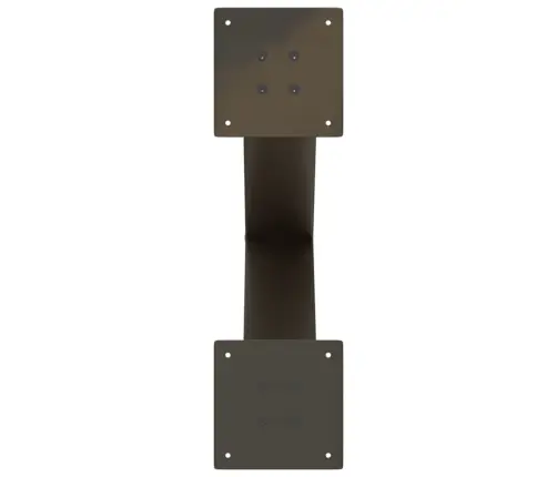 Ēdamgalda Kājas, 2 Gab., X-Veida, Dabīgs Tērauds, 50X(72-73) Cm Vidaxl